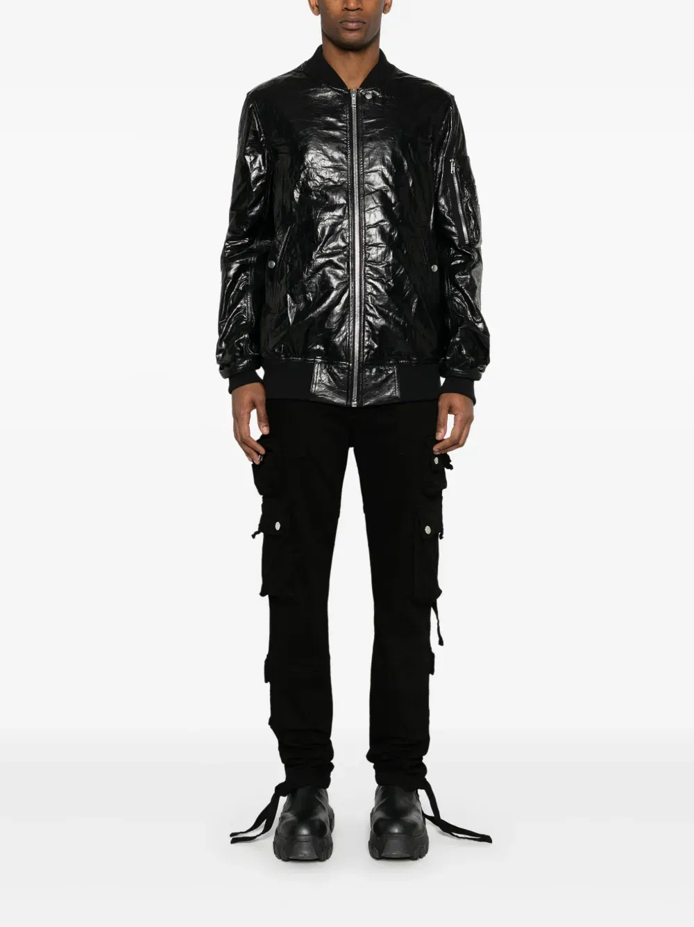 Classic Flight leather bomber jacket