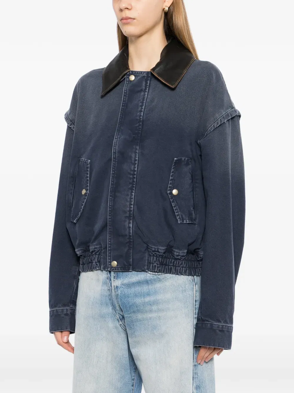 denim bomber jacket