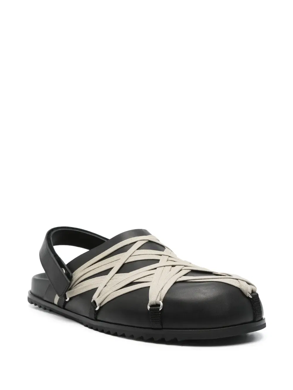 Megalaced sandals