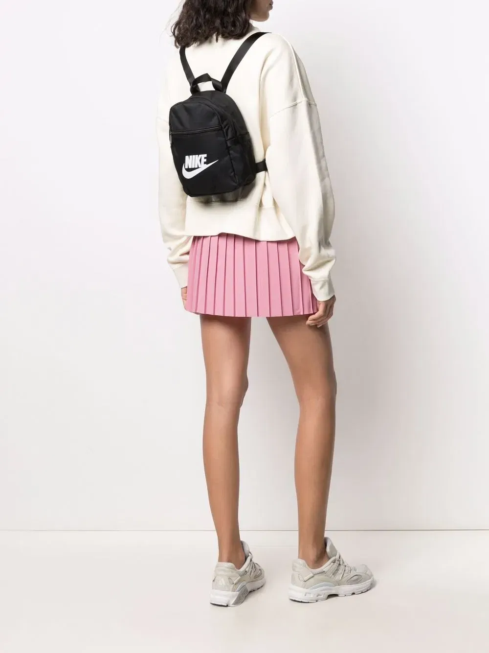 swoosh-logo backpack