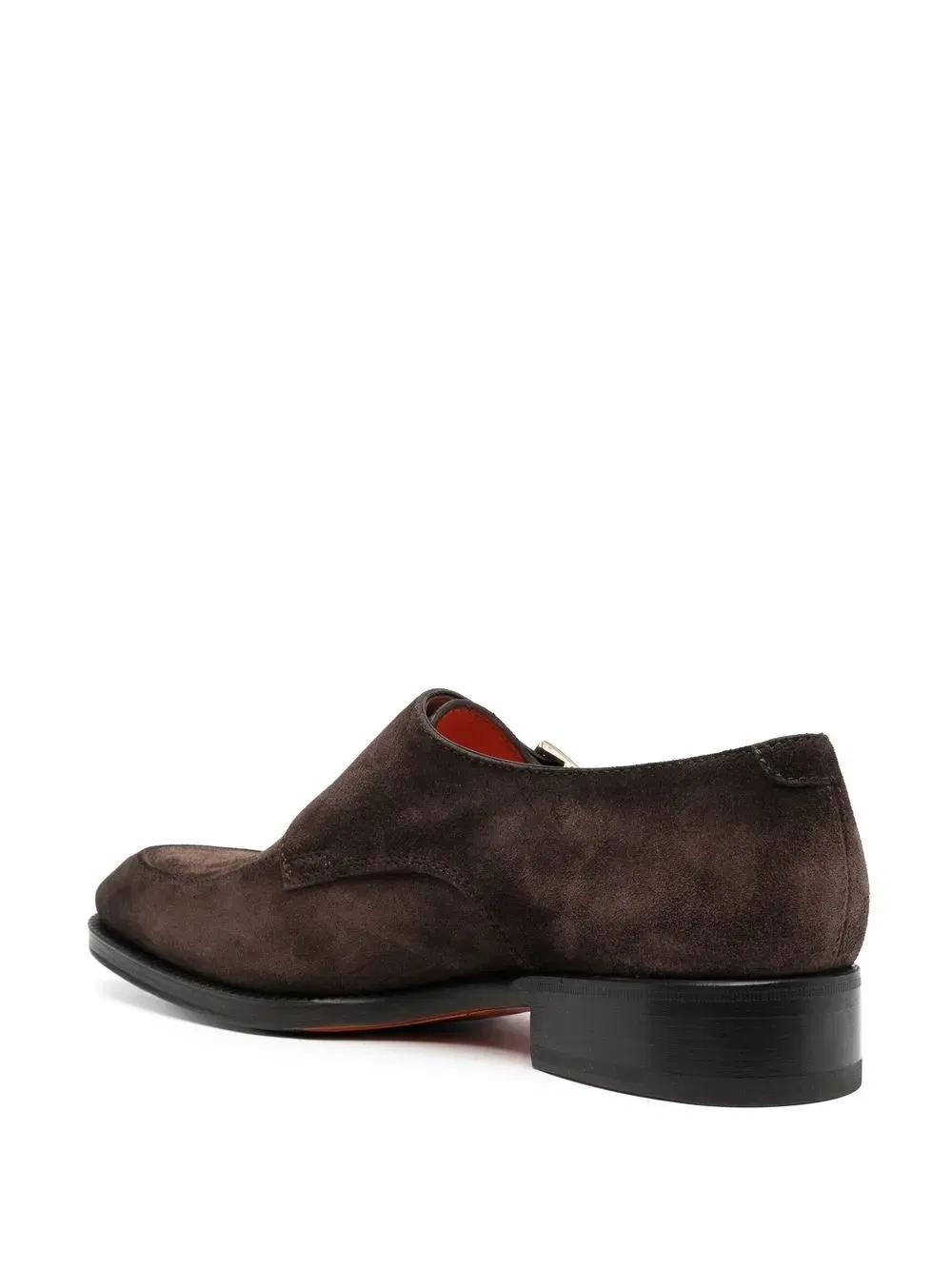 bucked suede monk shoes