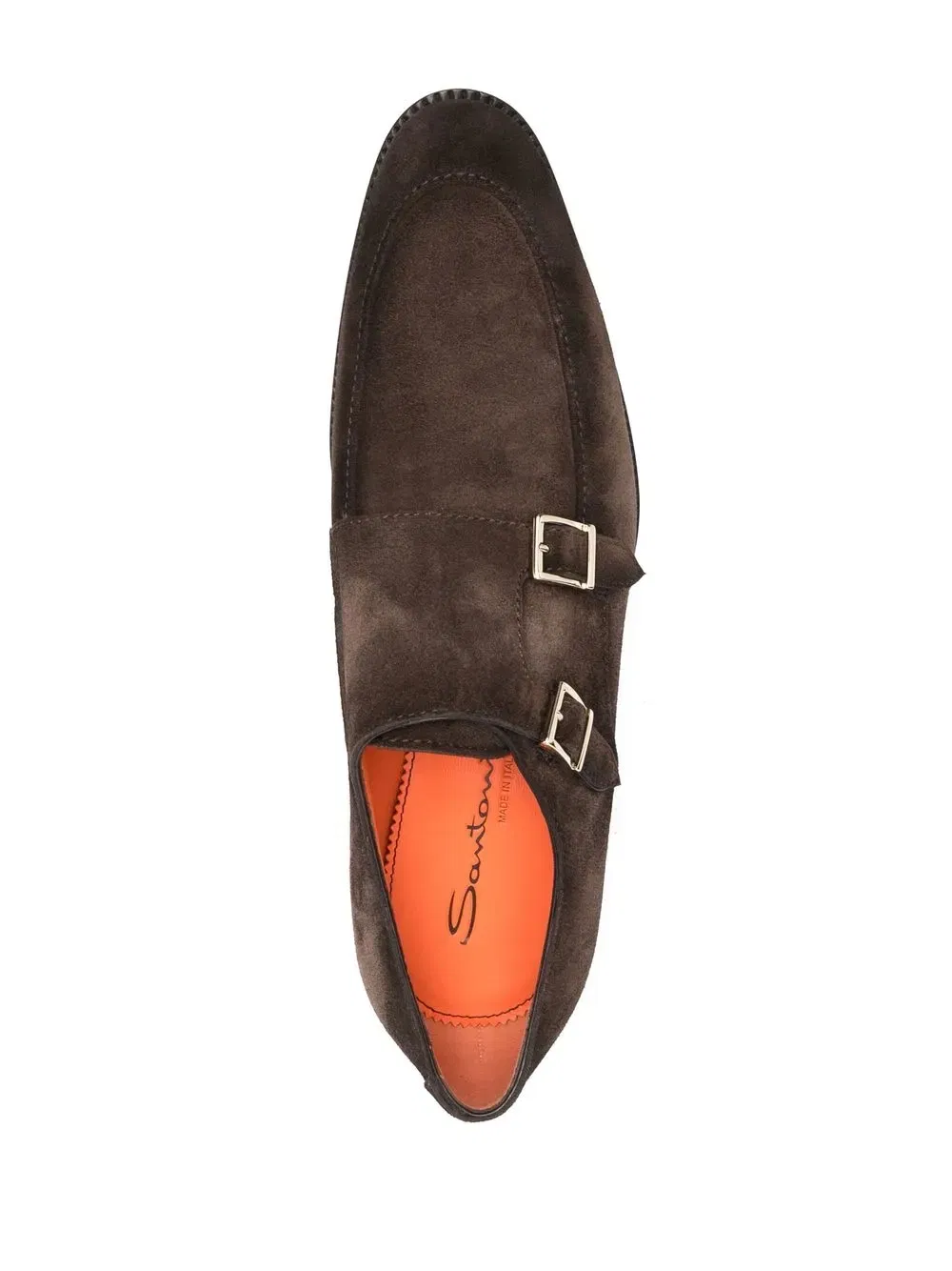 bucked suede monk shoes