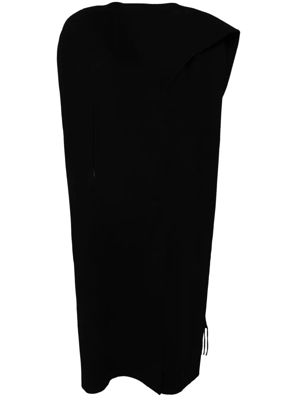 double-faced muffler cape poncho