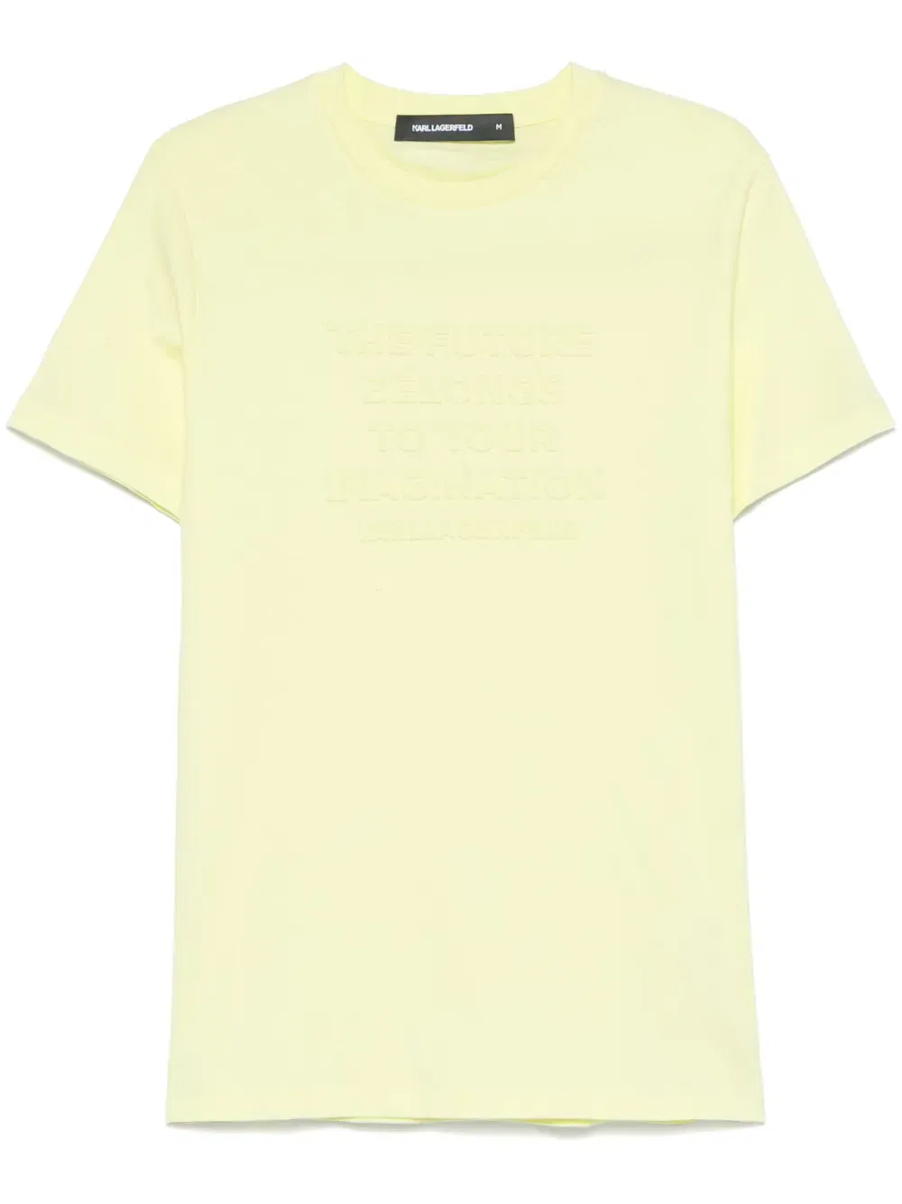 slogan-embossed T-Shirt