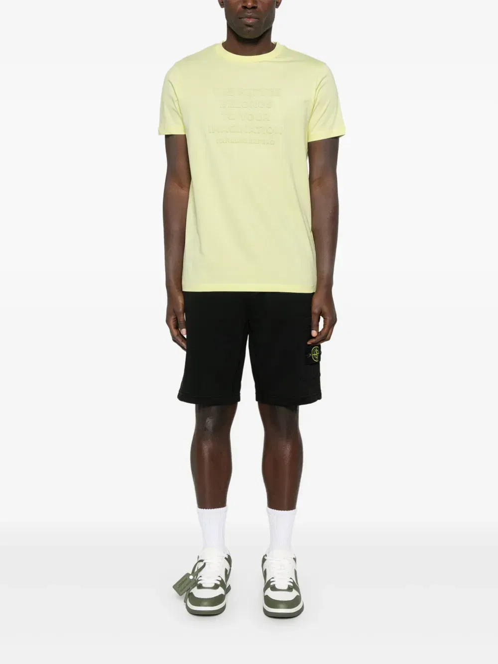 slogan-embossed T-Shirt