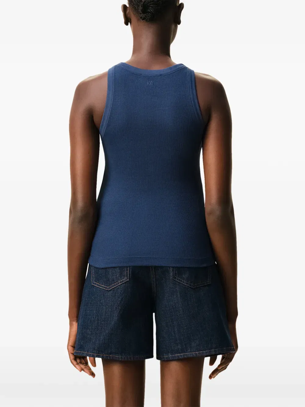 Ami De Coeur logo-embroidery tank top