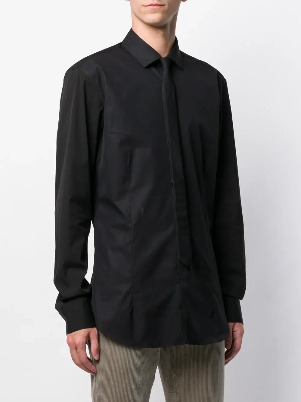 formal shirt with tie