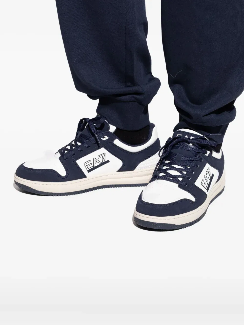 EA7 logo sneakers