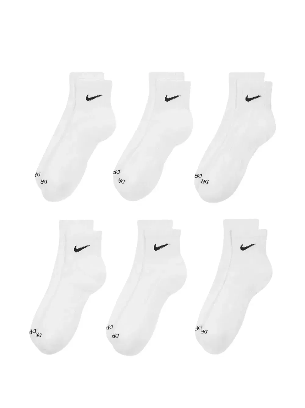 Everyday Plus Cushion ankle socks (set of six)