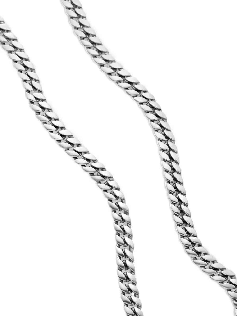 sterling silver curb chain necklace