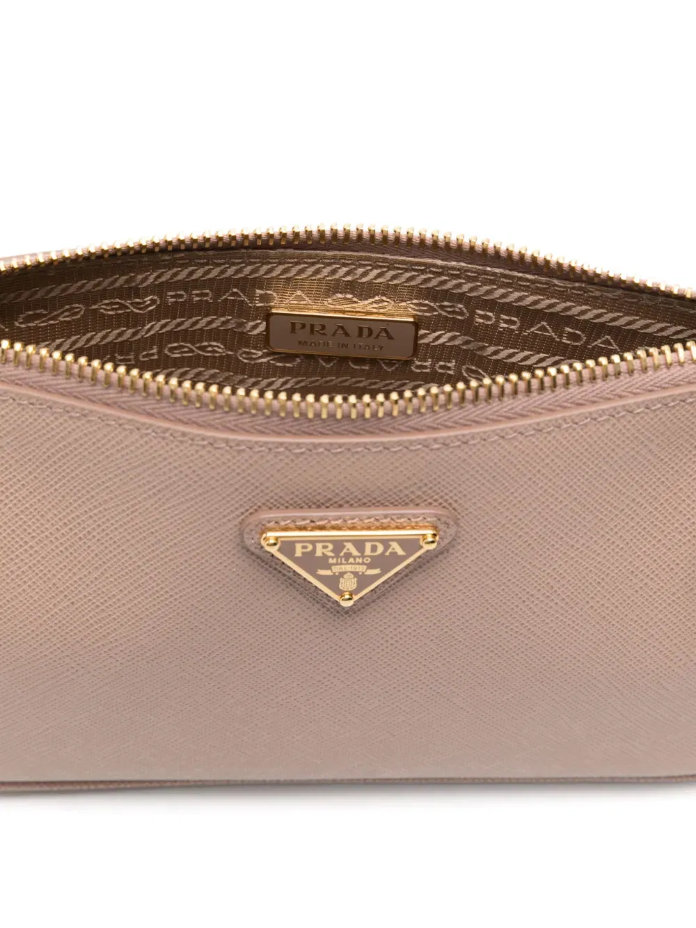 Saffiano-leather cross body bag