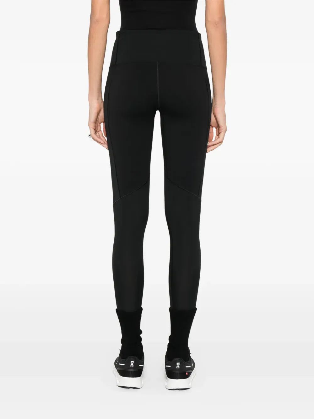 high-rise performance trousers