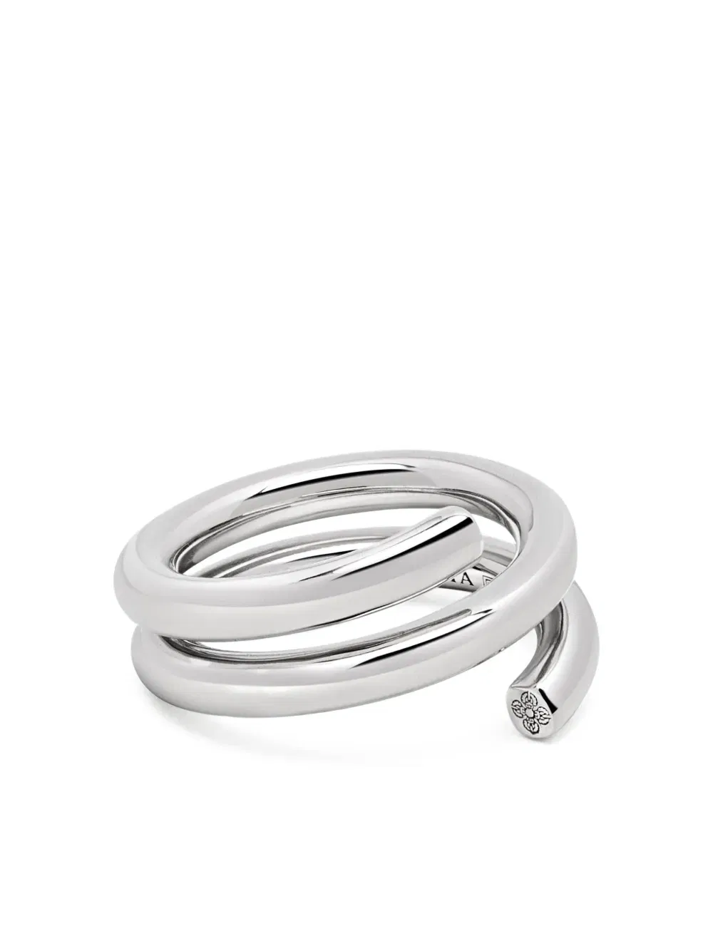 spiral double-band ring