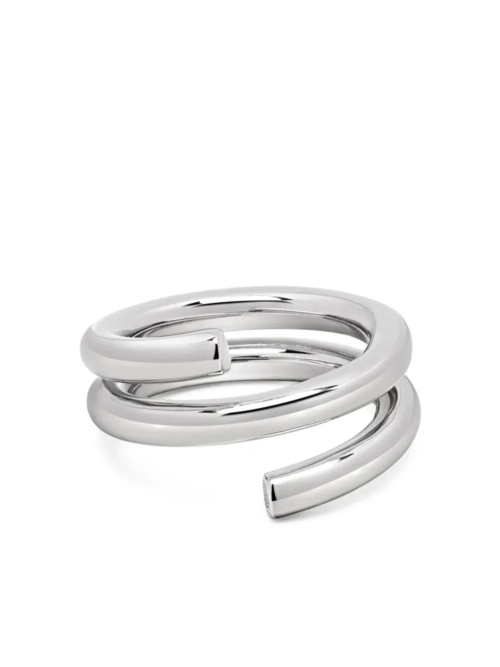 spiral double-band ring