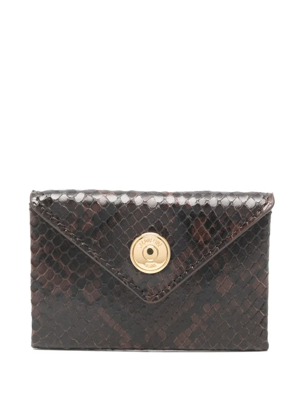 snakeskin-effect wallet
