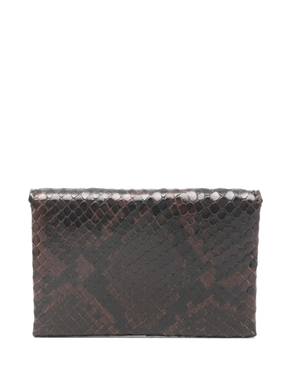 snakeskin-effect wallet
