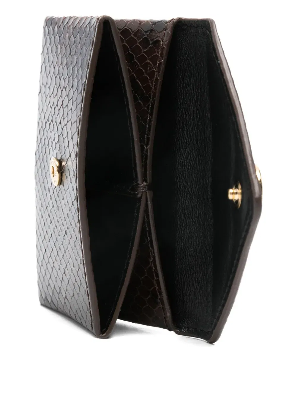 snakeskin-effect wallet