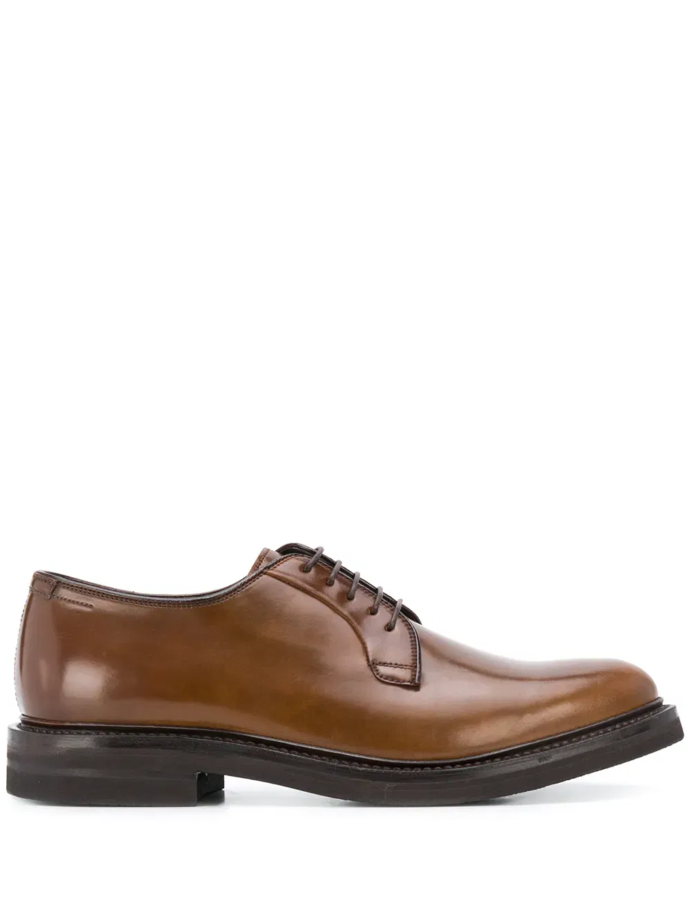 Cordovan derby shoes