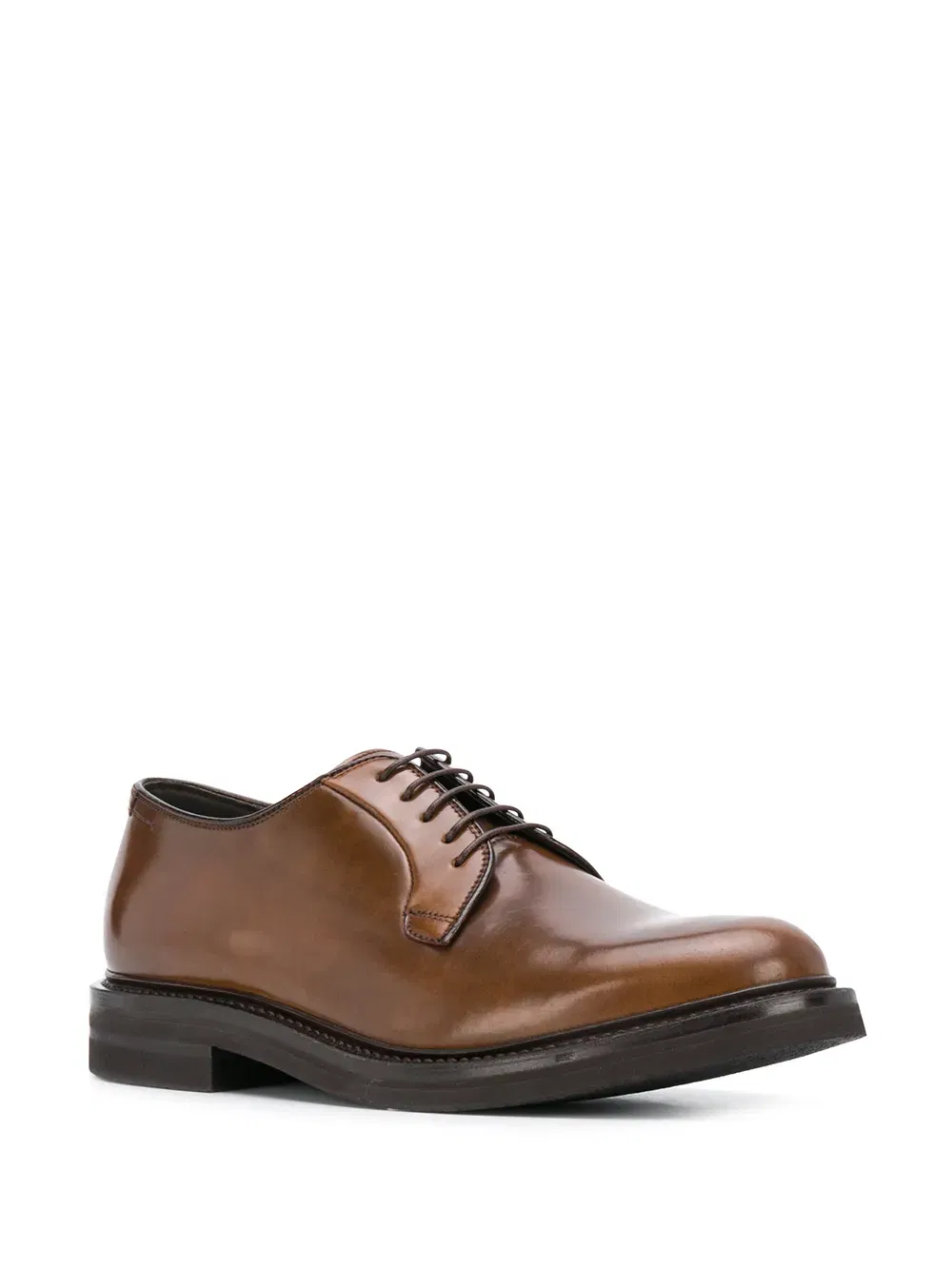 Cordovan derby shoes
