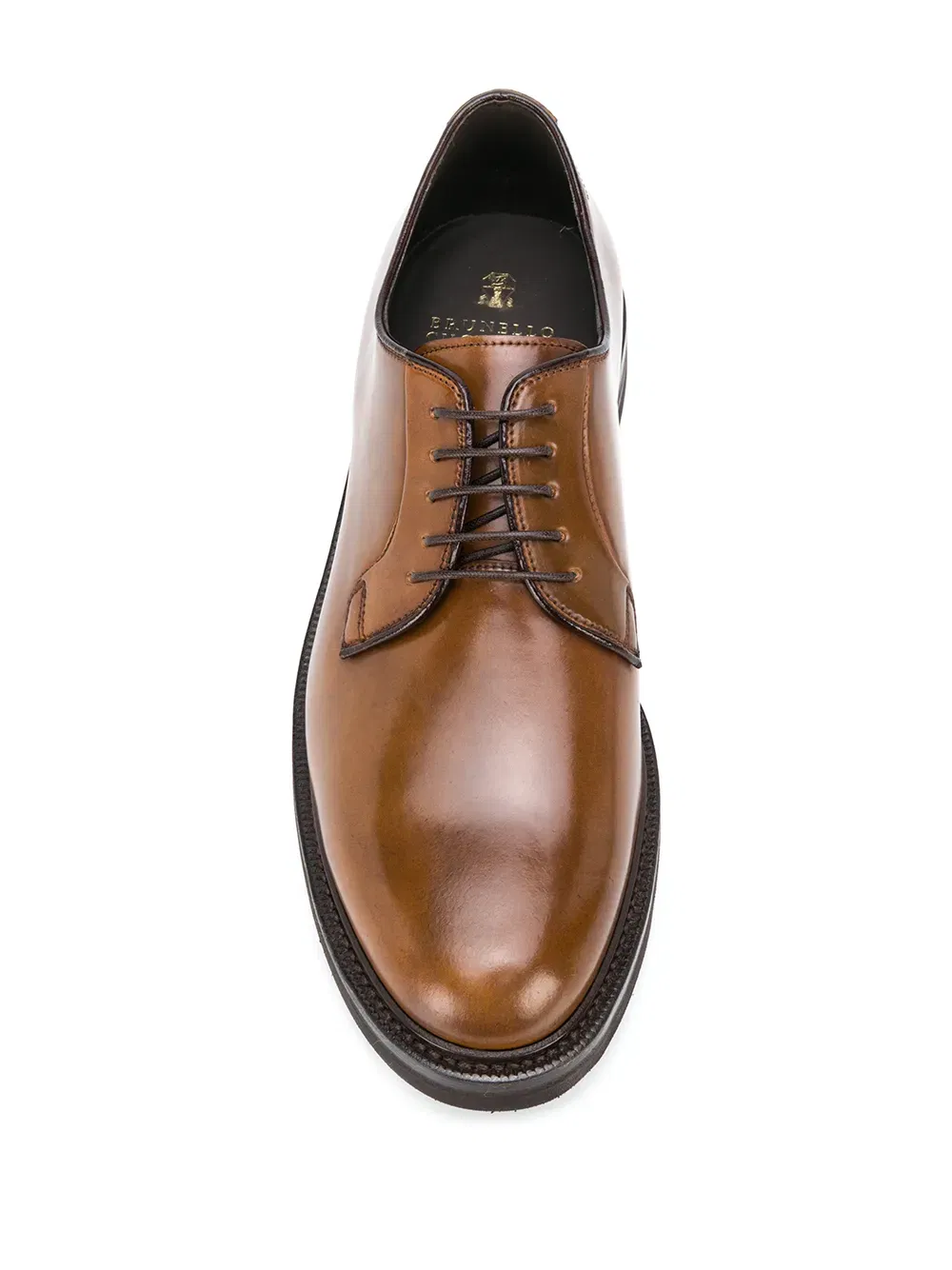 Cordovan derby shoes