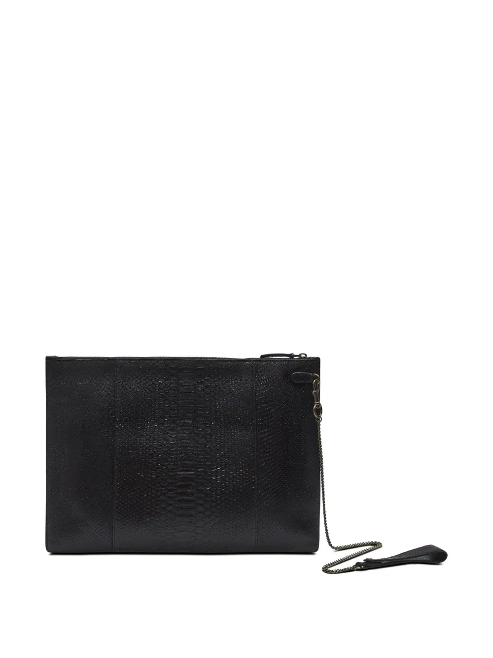 snake-embossed wallet