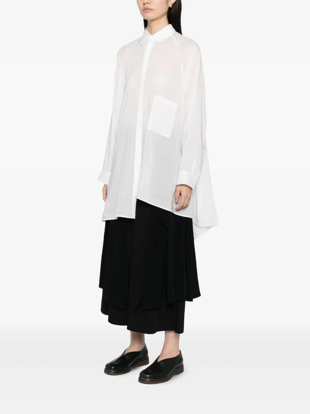 classic collar pocket shirt