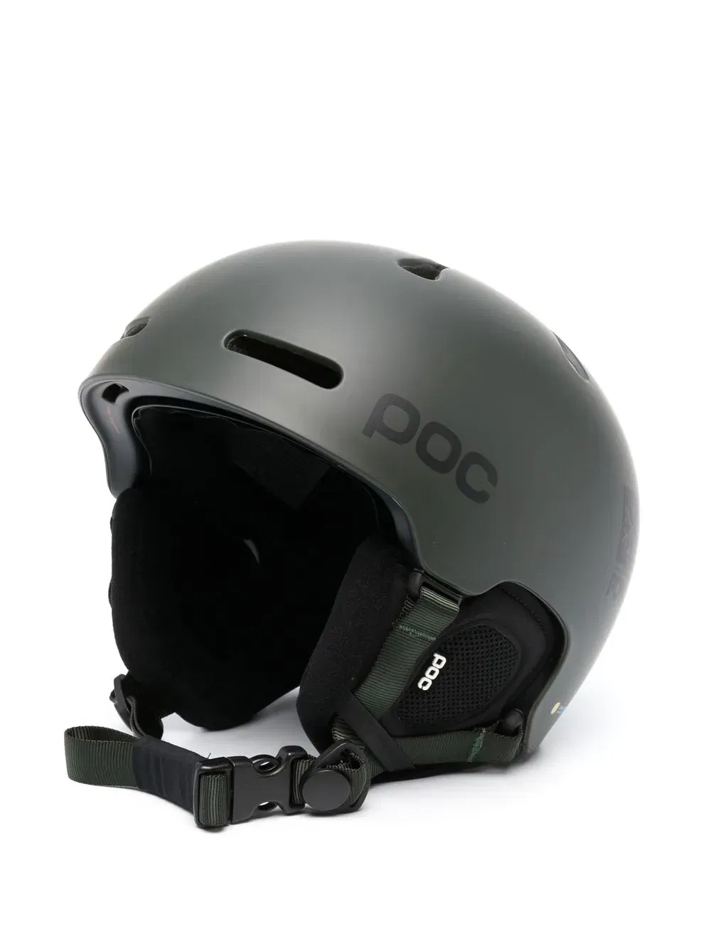 logo-print adjustable helmet