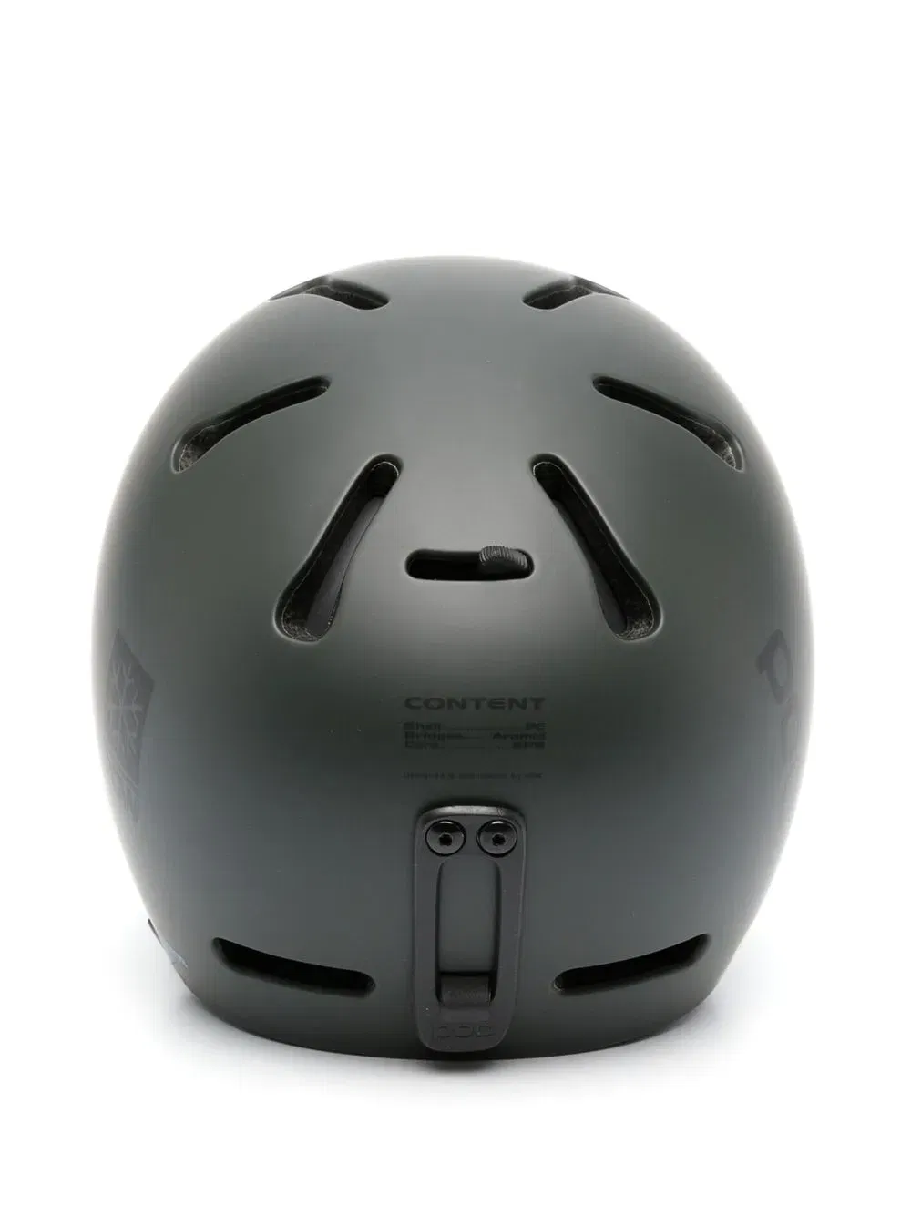 logo-print adjustable helmet