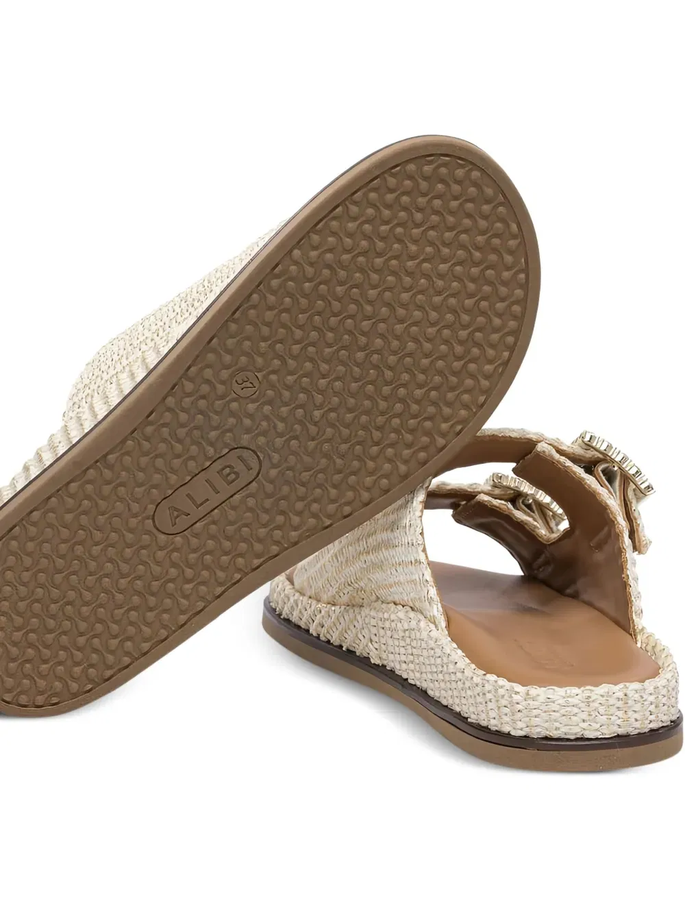 Greta double-buckle sandals
