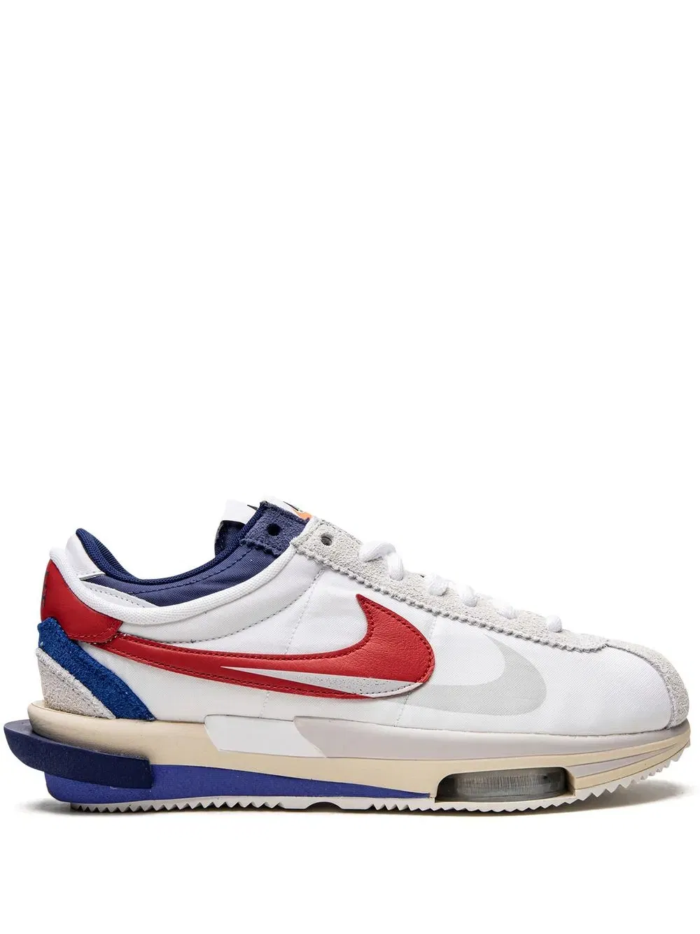 x sacai Cortez 4.0 "White/Red/Blue" sneakers