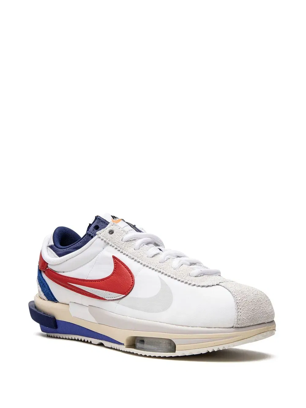 x sacai Cortez 4.0 "White/Red/Blue" sneakers