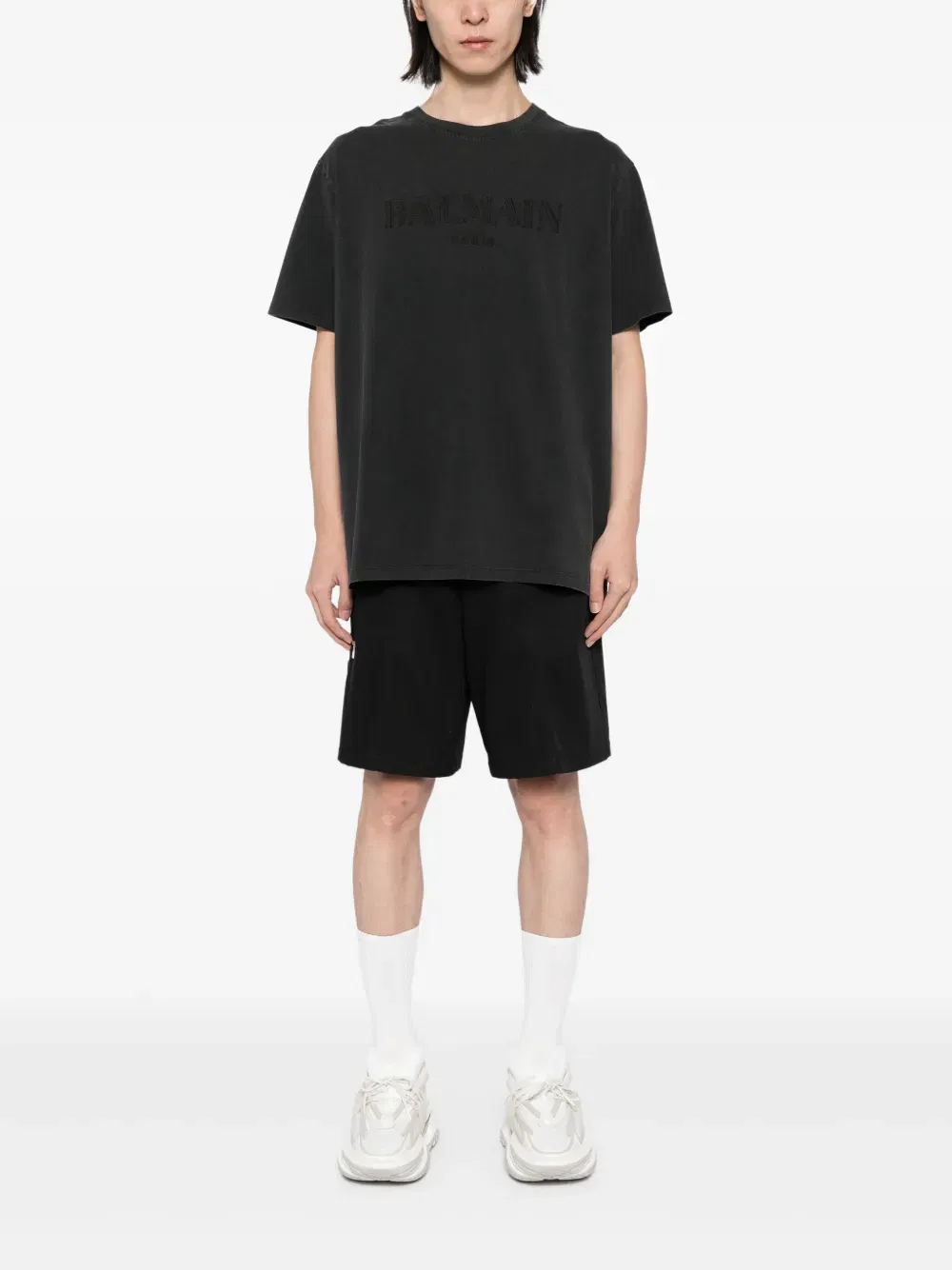 Vintage Balmain-embroidered T-Shirt