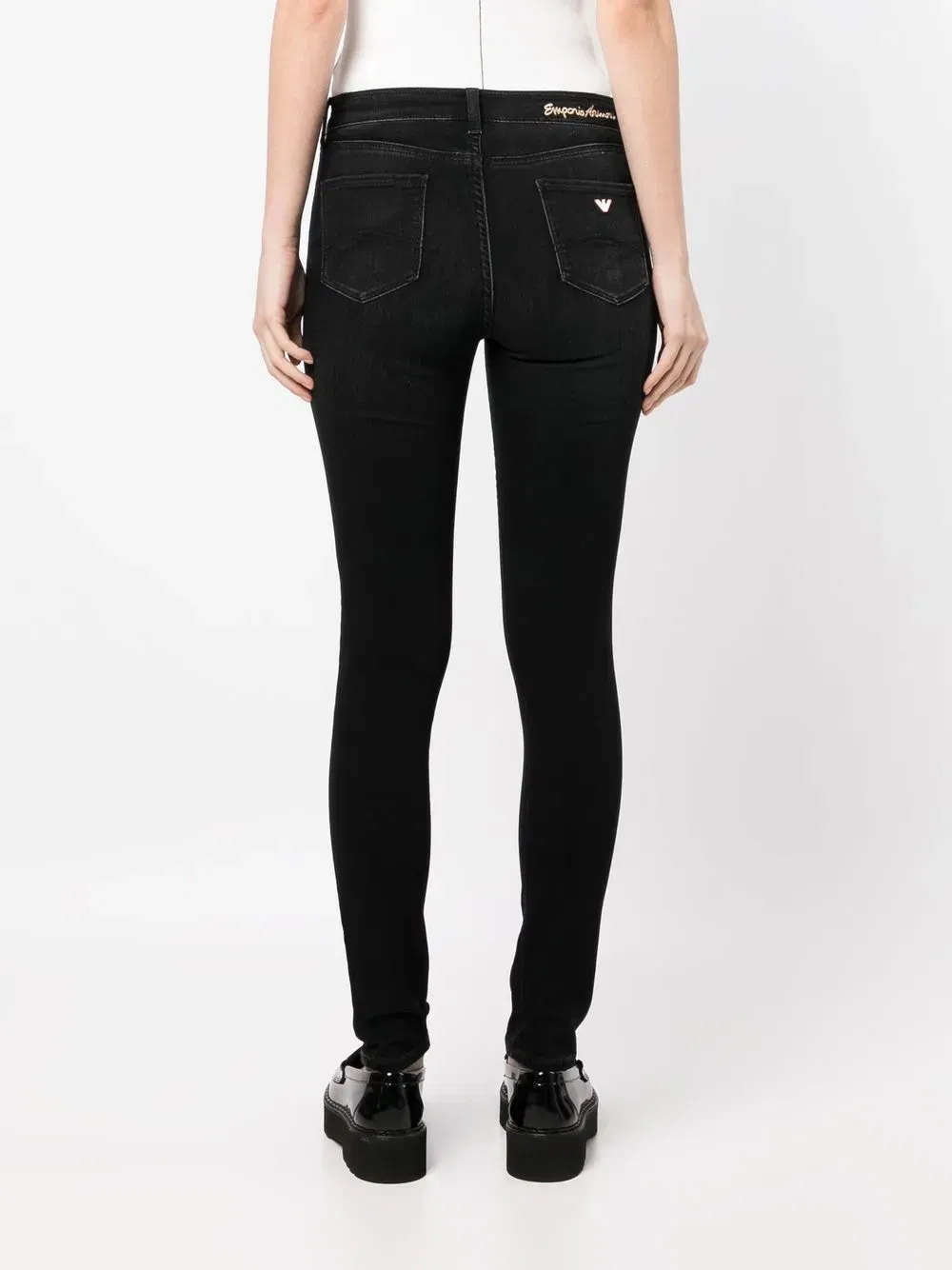 skinny-cut leg jeans