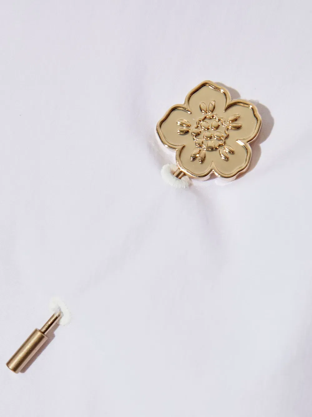 Boke Flower-embellished cotton shirt