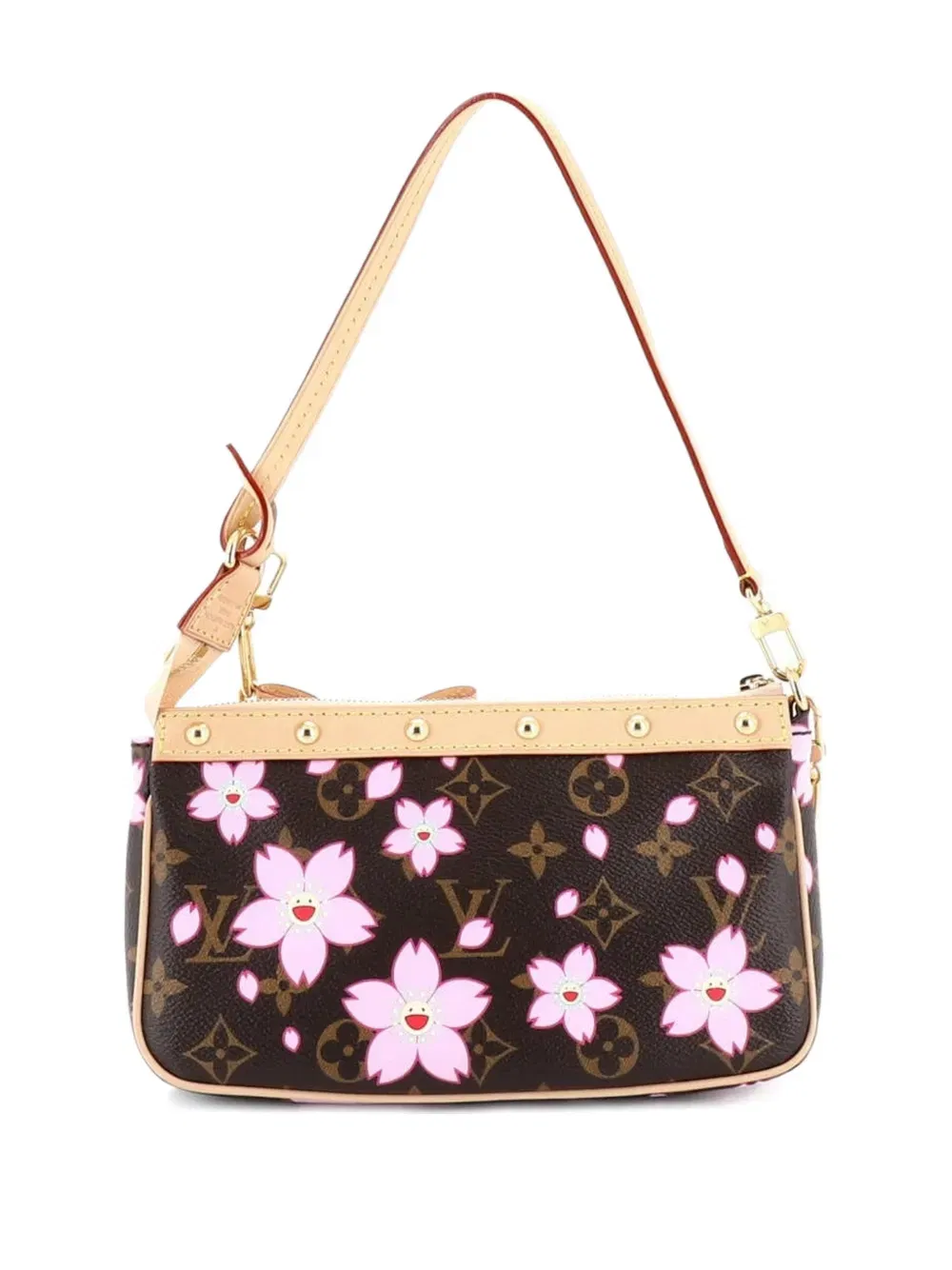 x Takashi Murakami Pochette Accessoires NM Limited Edition Cherry Blossom Monogram shoulder bag