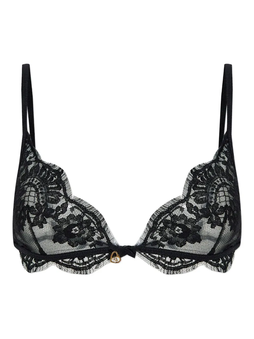 floral-lace bra