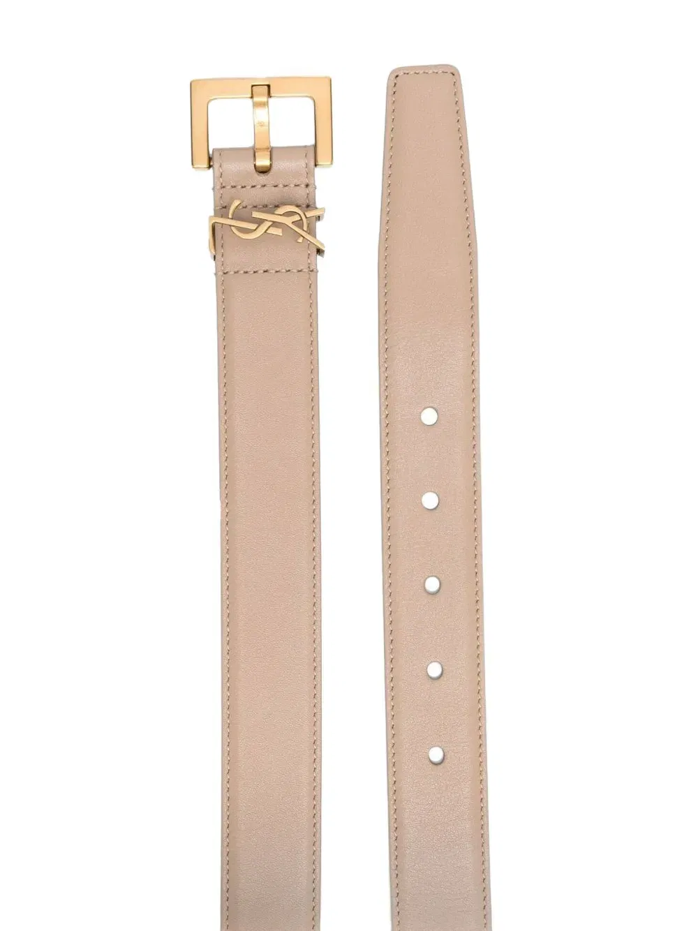 monogram logo belt