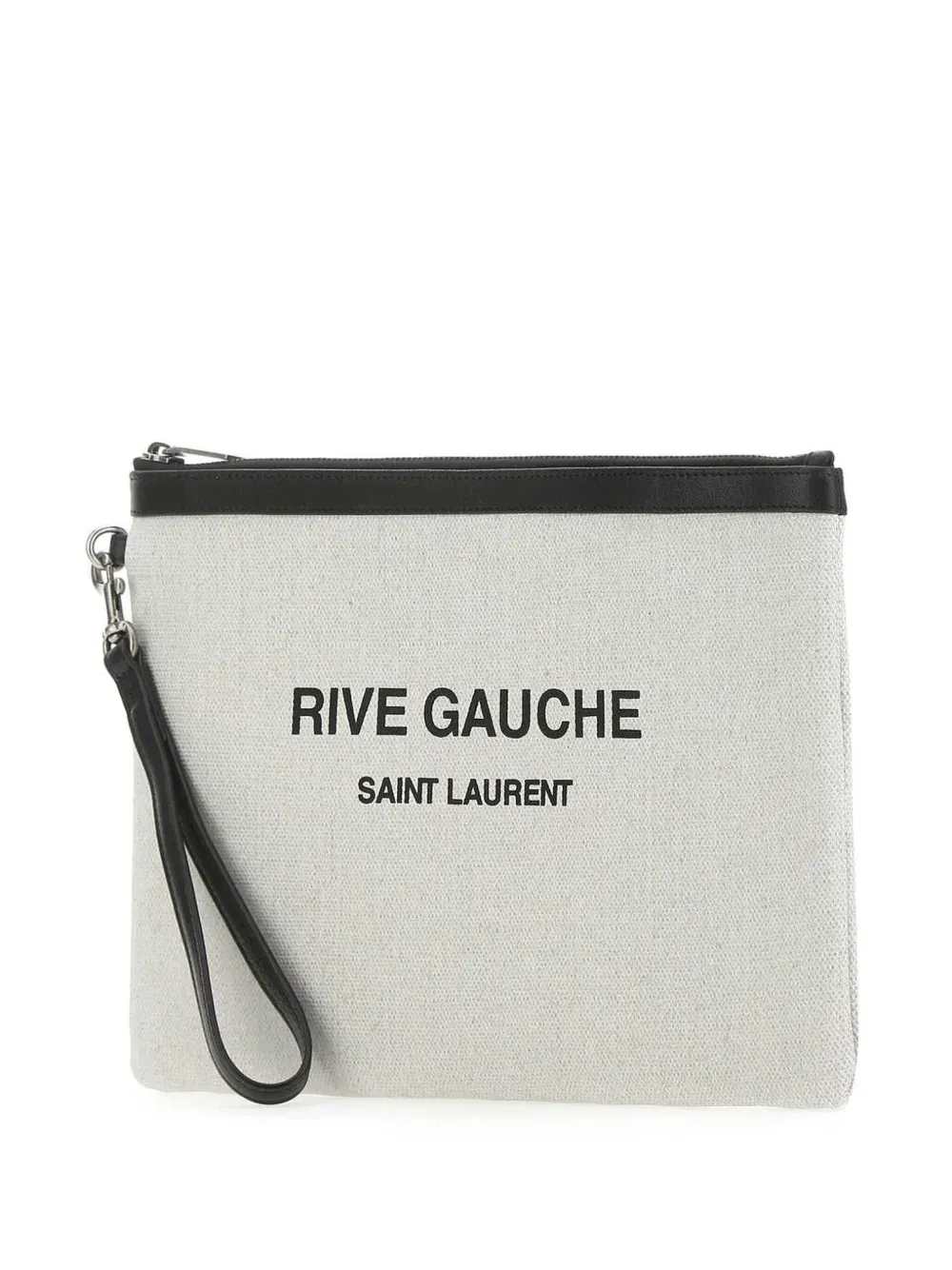 logo-print clutch