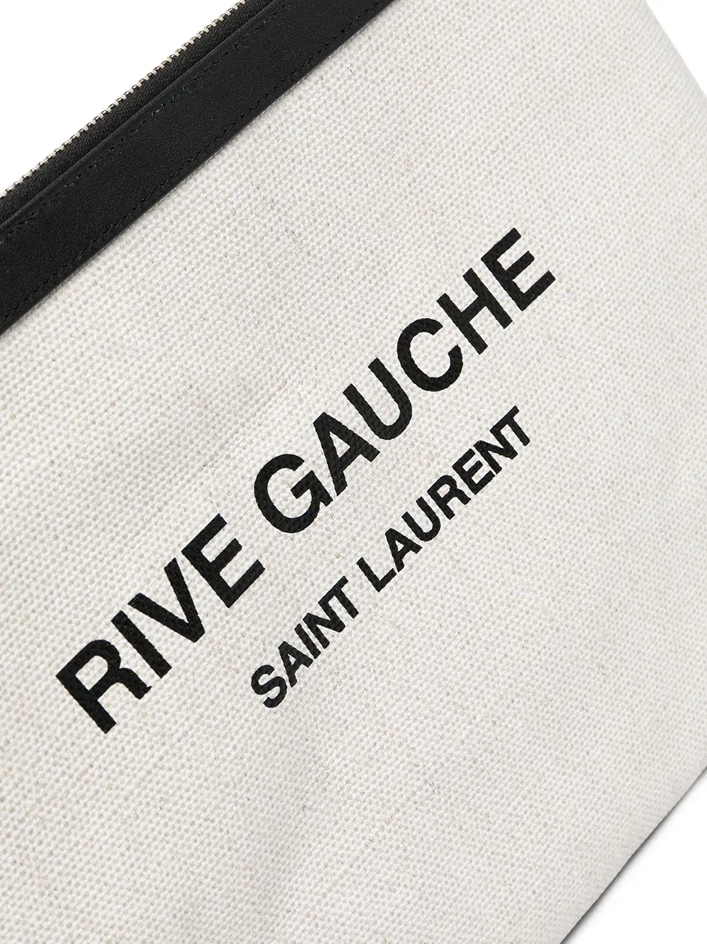logo-print clutch