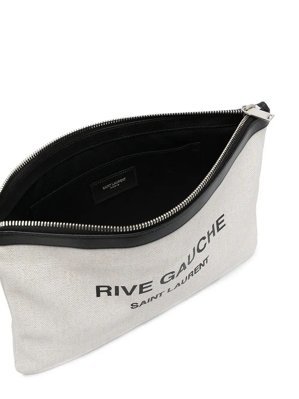 logo-print clutch
