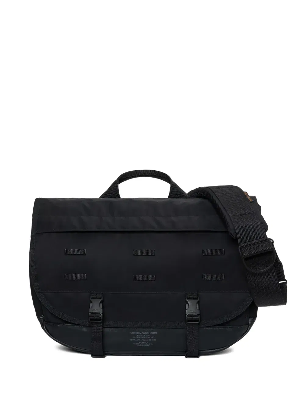 buckle strap messenger bag