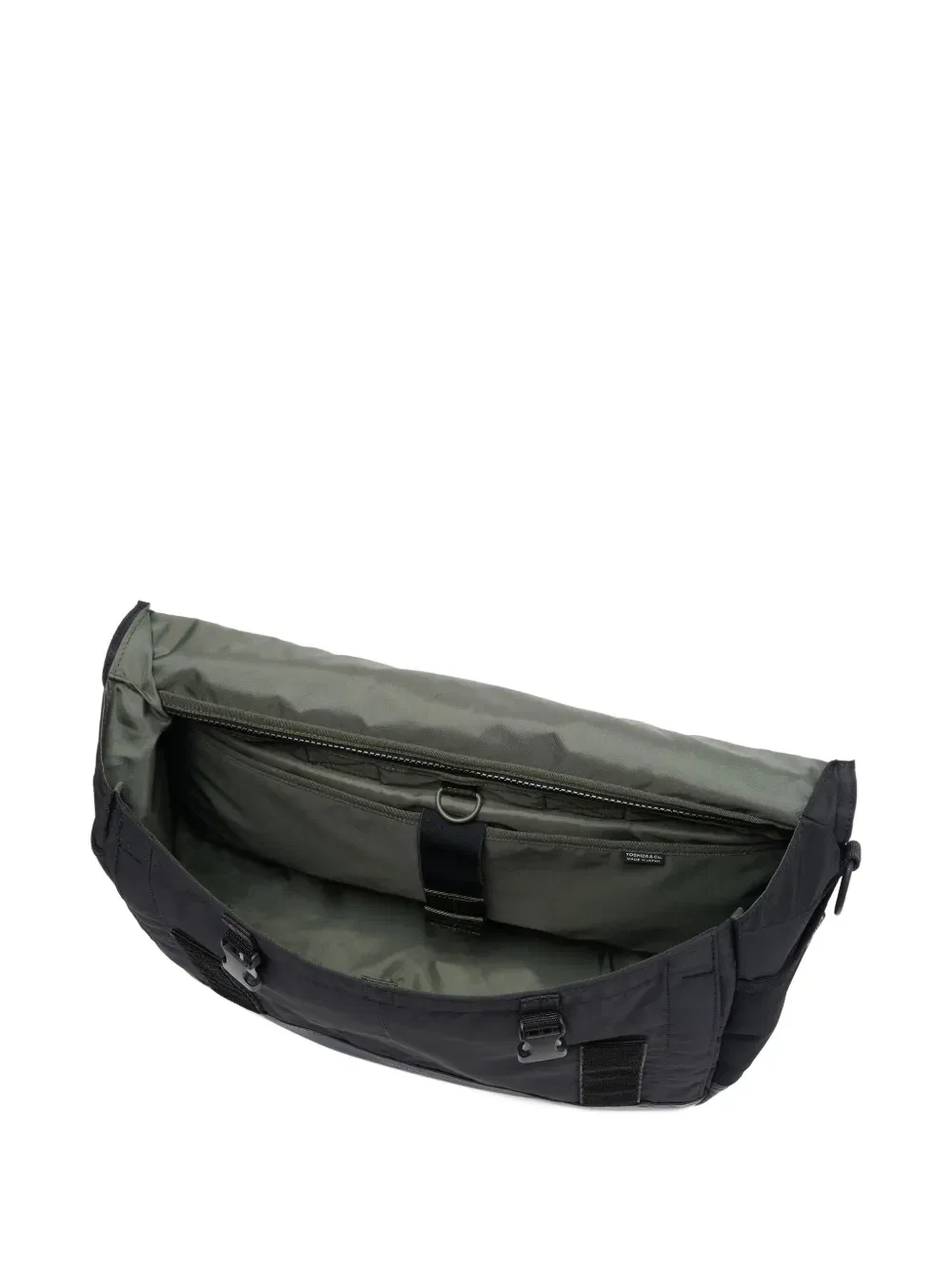 buckle strap messenger bag