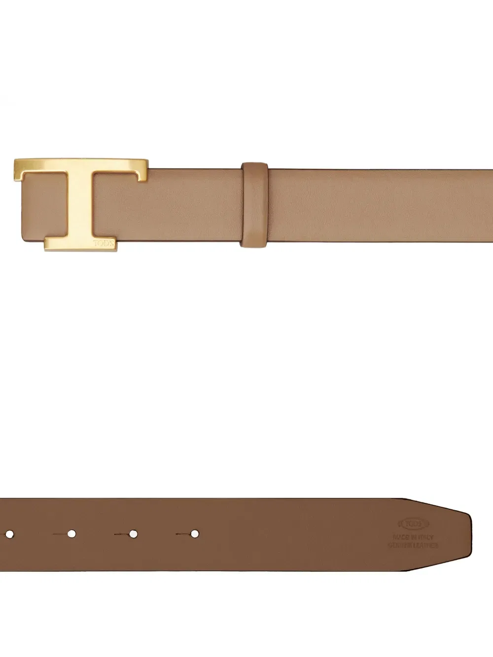 T-buckle reversible belt