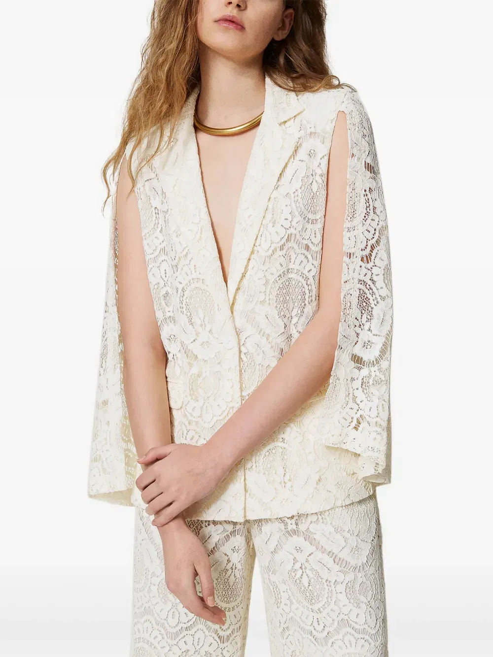 lace blazer