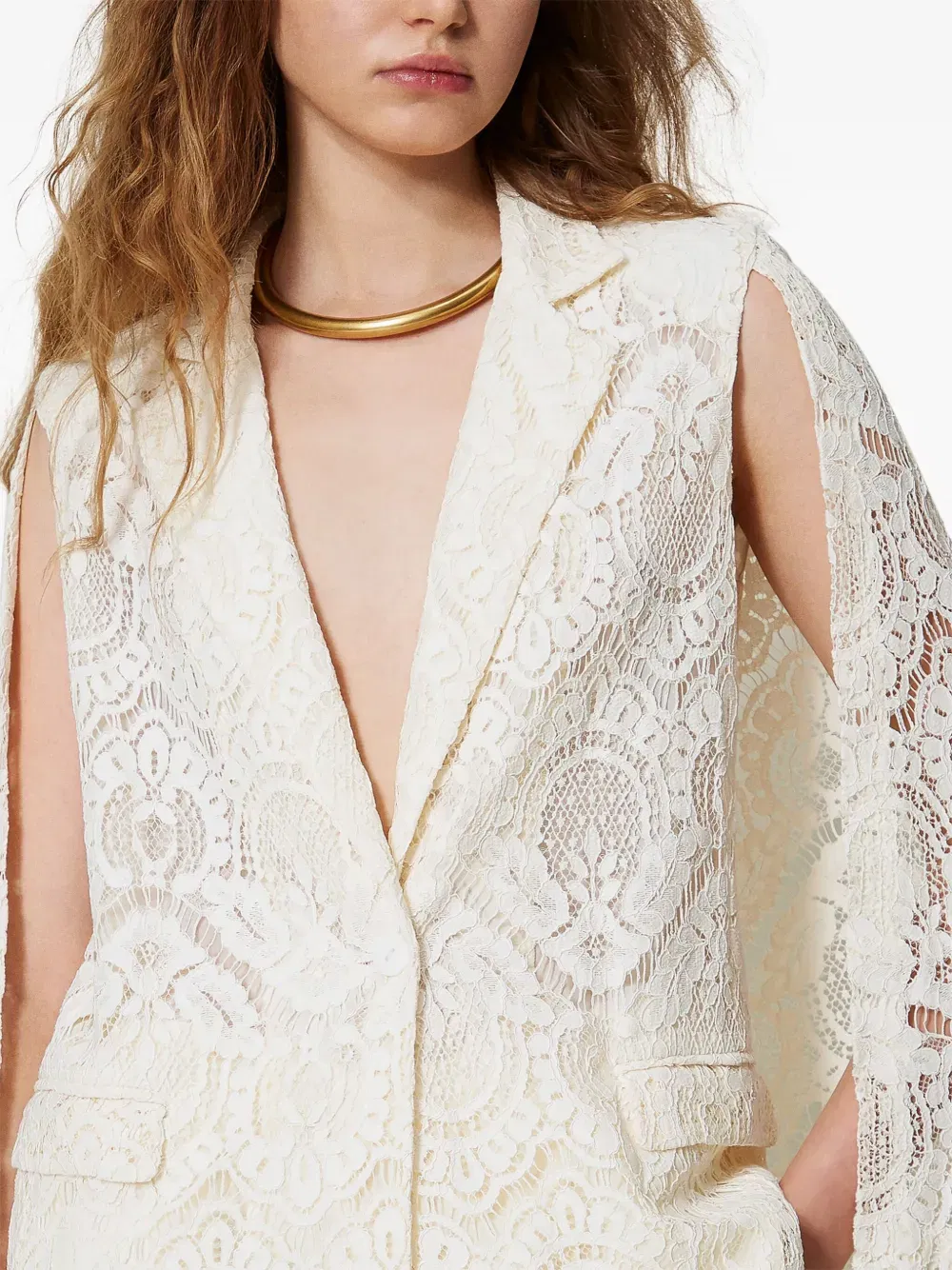 lace blazer