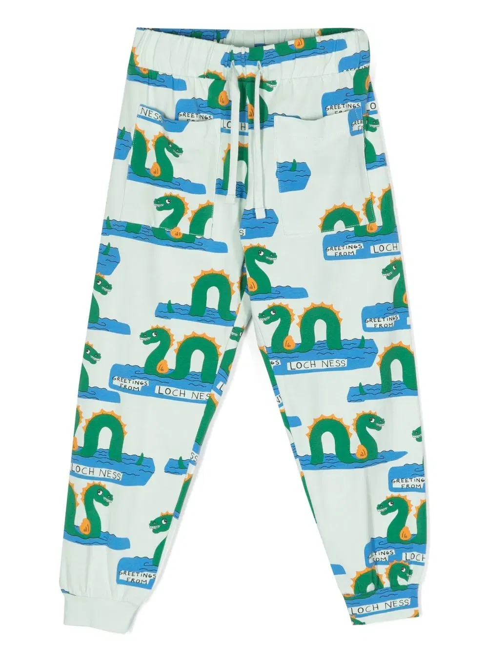 Loch Ness graphic-print track pants
