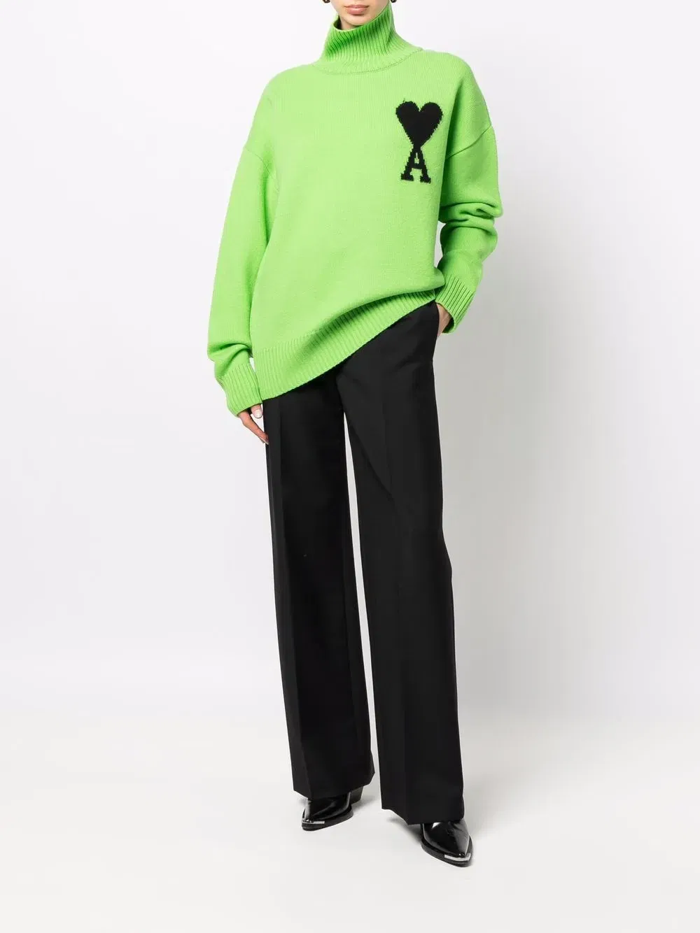 Ami de Coeur roll-neck jumper