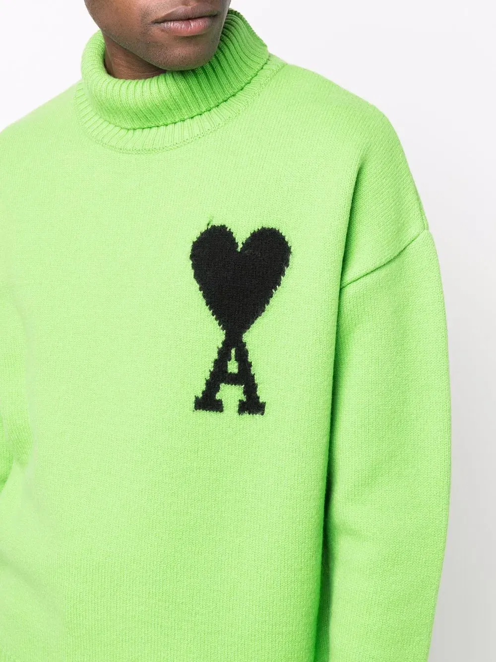 Ami de Coeur roll-neck jumper