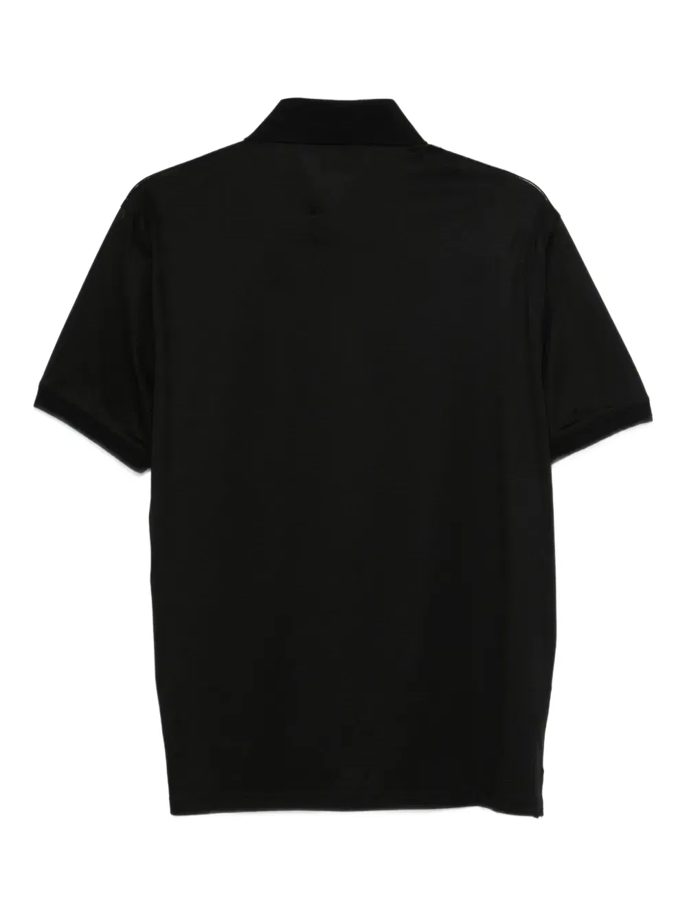 black polo shirt
