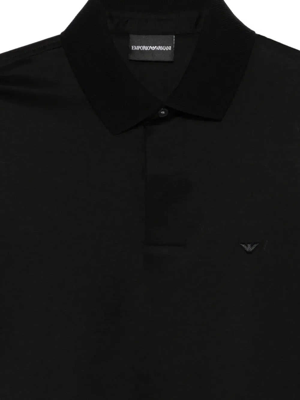 black polo shirt